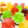 Halal Snack Fruit Jelly in Mini Pink Bear Jars
